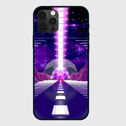 Чехол для iPhone 12 Pro Max Vaporwave Neon Space, цвет: 3D-черный