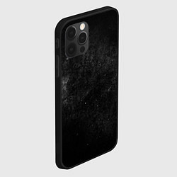 Чехол для iPhone 12 Pro Max Черный космос black space, цвет: 3D-черный — фото 2