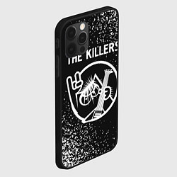 Чехол для iPhone 12 Pro Max The Killers - КОТ - Краска, цвет: 3D-черный — фото 2