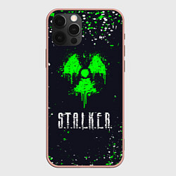 Чехол для iPhone 12 Pro Max Stalker сталкер брызги, цвет: 3D-светло-розовый