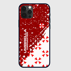 Чехол для iPhone 12 Pro Max Resident Evil Umbrella Corporation паттерн, цвет: 3D-черный