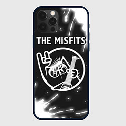 Чехол для iPhone 12 Pro Max The Misfits КОТ Краска, цвет: 3D-черный