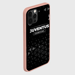 Чехол для iPhone 12 Pro Max Juventus Форма Champions, цвет: 3D-светло-розовый — фото 2