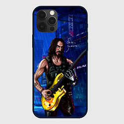 Чехол для iPhone 12 Pro Max Гитарист Johnny cyberpunk2077, цвет: 3D-черный