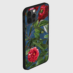 Чехол для iPhone 12 Pro Max Цветы Розы В Саду, цвет: 3D-черный — фото 2