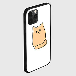 Чехол для iPhone 12 Pro Max Милый рыжий кот, цвет: 3D-черный — фото 2