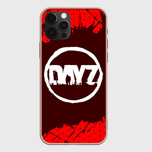 Чехол iPhone 12 Pro Max DAYZ - Краска / 3D-Светло-розовый – фото 1