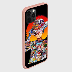 Чехол для iPhone 12 Pro Max ВАН ПИС АРКИ В ЛУФФИ ONE PIECE, цвет: 3D-светло-розовый — фото 2