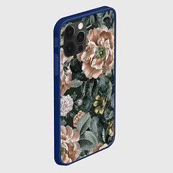Чехол для iPhone 12 Pro Max Цветы Анемоны Ночного Сада, цвет: 3D-тёмно-синий — фото 2