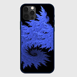 Чехол для iPhone 12 Pro Max Абстрактный морозный узор Abstract frost pattern, цвет: 3D-черный