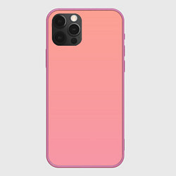 Чехол для iPhone 12 Pro Max Gradient Roseanna Orange to pink, цвет: 3D-малиновый