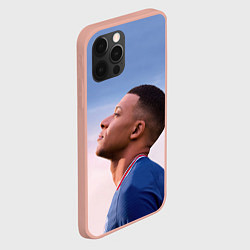 Чехол для iPhone 12 Pro Max Футболист Килиан Мбаппе, цвет: 3D-светло-розовый — фото 2