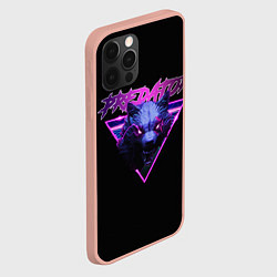 Чехол для iPhone 12 Pro Max PREDATOR ХИЩНИК ВОЛК, цвет: 3D-светло-розовый — фото 2