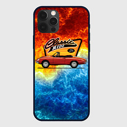 Чехол для iPhone 12 Pro Max Classic ride, цвет: 3D-черный