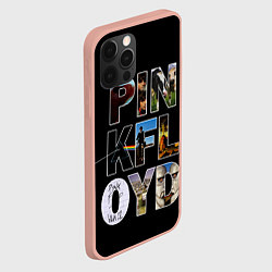 Чехол для iPhone 12 Pro Max PINK FLOYD АЛЬБОМЫ, цвет: 3D-светло-розовый — фото 2