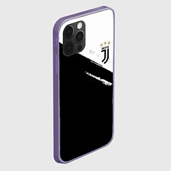 Чехол для iPhone 12 Pro Max Juventus маленькое лого, цвет: 3D-серый — фото 2