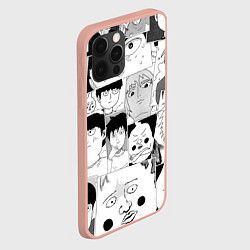 Чехол для iPhone 12 Pro Max Моб психо 100 паттерн, цвет: 3D-светло-розовый — фото 2