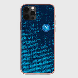 Чехол для iPhone 12 Pro Max Napoli наполи маленькое лого, цвет: 3D-светло-розовый
