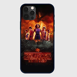 Чехол для iPhone 12 Pro Max ОЧЕНЬ СТРАННЫЕ ДЕЛА STRANGER THINGS, цвет: 3D-черный