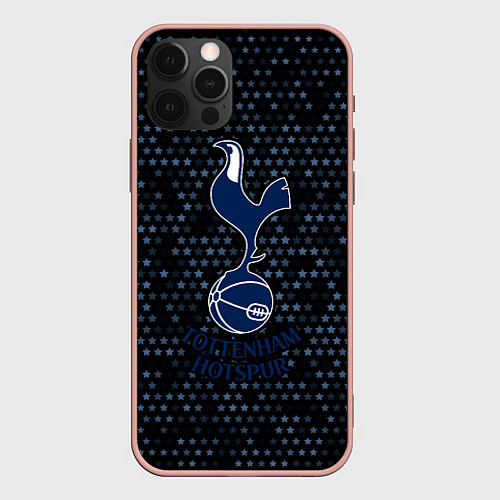 Чехол iPhone 12 Pro Max TOTTENHAM HOTSPUR Звезды / 3D-Светло-розовый – фото 1