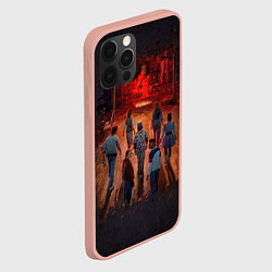 Чехол для iPhone 12 Pro Max Stranger Things 4, цвет: 3D-светло-розовый — фото 2