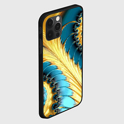 Чехол для iPhone 12 Pro Max Двойная авангардная спираль Double avant-garde spi, цвет: 3D-черный — фото 2