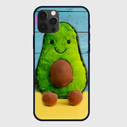 Чехол для iPhone 12 Pro Max Avocado print, цвет: 3D-черный