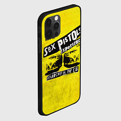Чехол для iPhone 12 Pro Max Sex Pistols experience LIVE, цвет: 3D-черный — фото 2