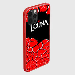 Чехол для iPhone 12 Pro Max Louna band ТРЕЩИНЫ, цвет: 3D-красный — фото 2