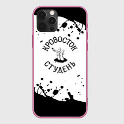 Чехол iPhone 12 Pro Max Кровосток черная краска