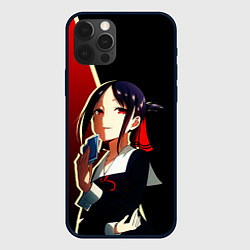 Чехол для iPhone 12 Pro Max Госпожа Кагуя с картами Госпожа Кагуя: В любви как, цвет: 3D-черный