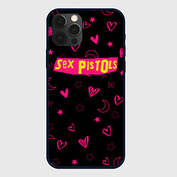 Чехол для iPhone 12 Pro Max Sex Pistols Секс Пистолз, цвет: 3D-черный