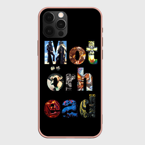 Чехол iPhone 12 Pro Max Motorhead Альбомы / 3D-Светло-розовый – фото 1