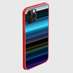 Чехол для iPhone 12 Pro Max Неоновые линии neon lines, цвет: 3D-красный — фото 2