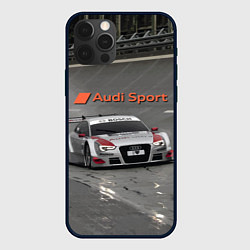 Чехол для iPhone 12 Pro Max Audi Sport Racing Team Short Track Car Racing Авто, цвет: 3D-черный