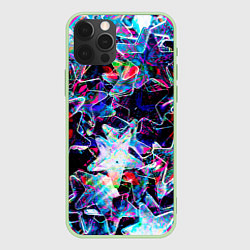 Чехол для iPhone 12 Pro Max Neon Stars, цвет: 3D-салатовый