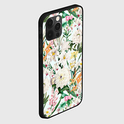 Чехол для iPhone 12 Pro Max Цветы Для Невесты, цвет: 3D-черный — фото 2