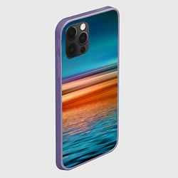 Чехол для iPhone 12 Pro Max Море с размытым фоном, цвет: 3D-серый — фото 2