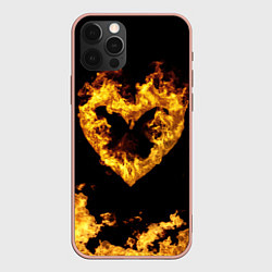 Чехол iPhone 12 Pro Max Fire Heart