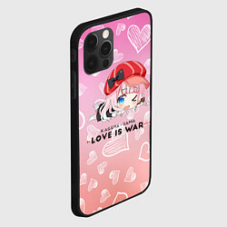 Чехол для iPhone 12 Pro Max Цубамэ Коясу Kaguya-sama: Love is War, цвет: 3D-черный — фото 2