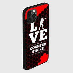 Чехол для iPhone 12 Pro Max Counter Strike Love Классика, цвет: 3D-черный — фото 2