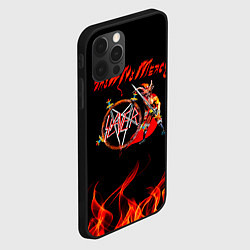 Чехол для iPhone 12 Pro Max Show No Mercy - Slayer, цвет: 3D-черный — фото 2