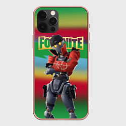 Чехол для iPhone 12 Pro Max Fortnite Revolt Винтик - реально кульный чувак, цвет: 3D-светло-розовый