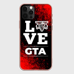 Чехол для iPhone 12 Pro Max GTA Love Классика, цвет: 3D-светло-розовый