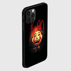 Чехол для iPhone 12 Pro Max KoЯn Korn обложка, цвет: 3D-черный — фото 2