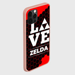 Чехол для iPhone 12 Pro Max Zelda Love Классика, цвет: 3D-светло-розовый — фото 2
