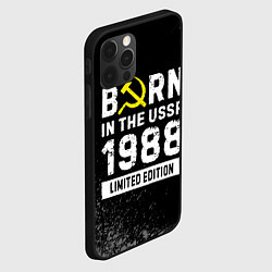 Чехол для iPhone 12 Pro Max Born In The USSR 1988 year Limited Edition, цвет: 3D-черный — фото 2