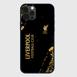 Чехол для iPhone 12 Pro Max Liverpool гранж, цвет: 3D-черный