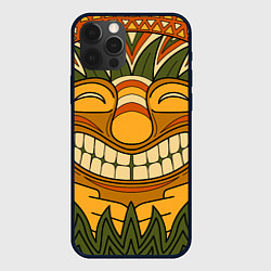 Чехол для iPhone 12 Pro Max Polynesian tiki LUCKY, цвет: 3D-черный
