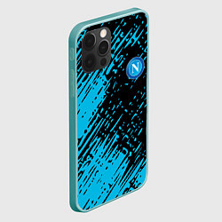 Чехол для iPhone 12 Pro Max Napoli голубая textura, цвет: 3D-мятный — фото 2